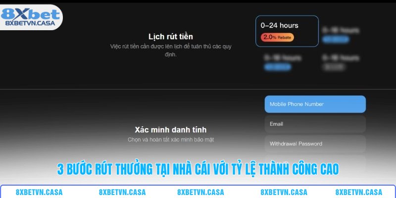 3 bước rút thưởng tại nhà cái với tỷ lệ thành công cao