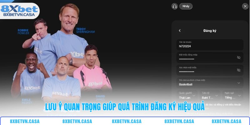 Lưu ý quan trọng giúp quá trình đăng ký hiệu quả