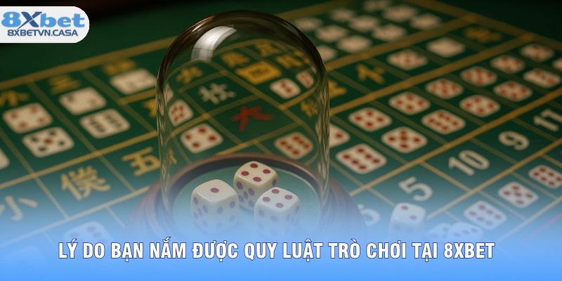 Lý do bạn nắm được quy luật trò chơi tại 8XBET 